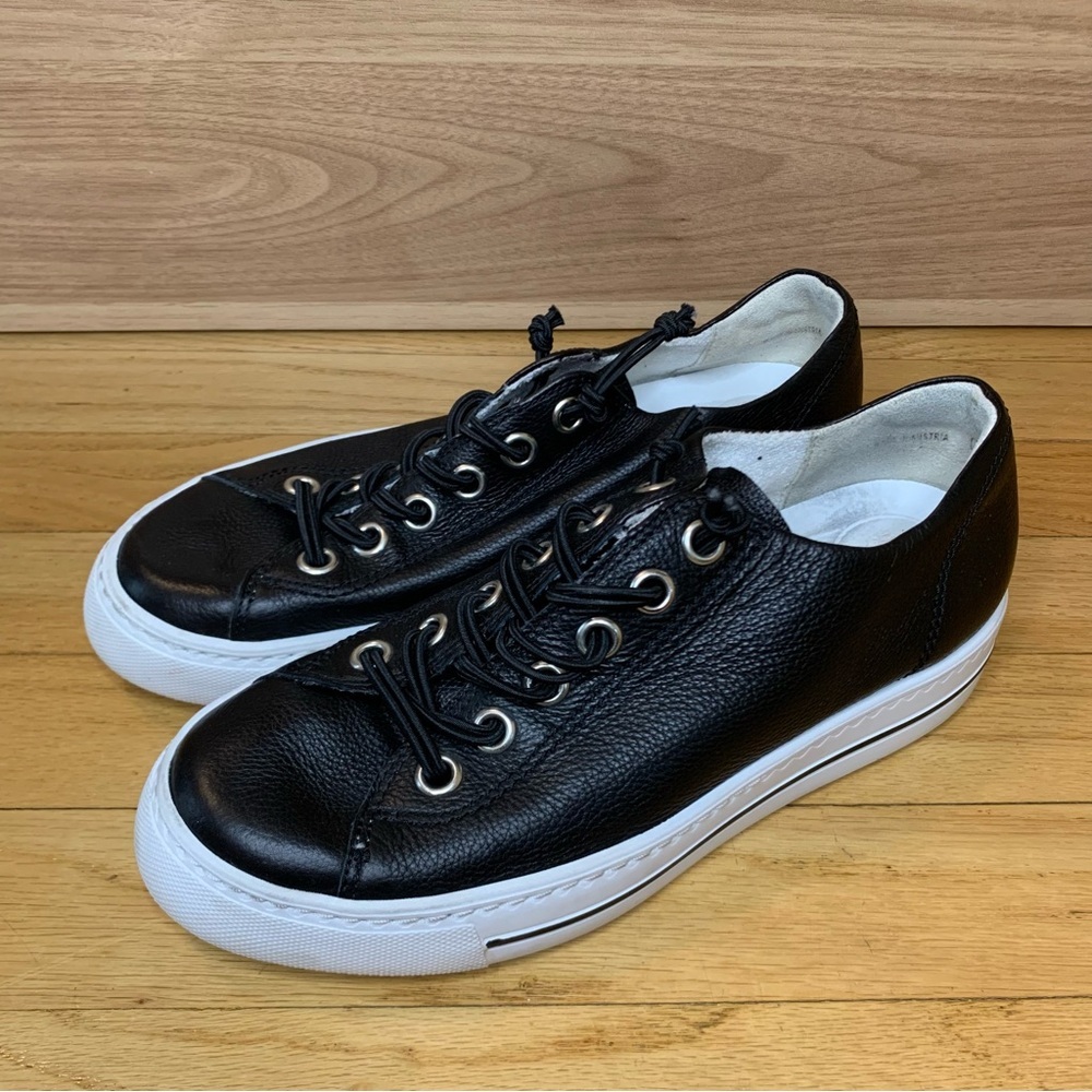Paul Green Hadley Platform Sneaker in Black - US Size 6.5